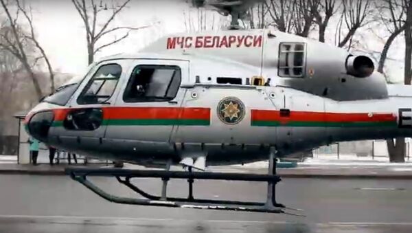 Вертолет МЧС на учениях - Sputnik Беларусь