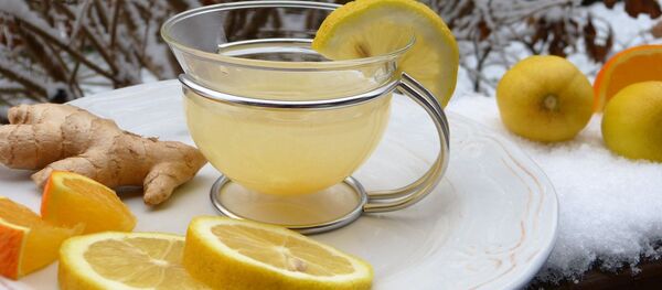 Чай с лимоном и имбирем, архивное фото - Sputnik Беларусь
