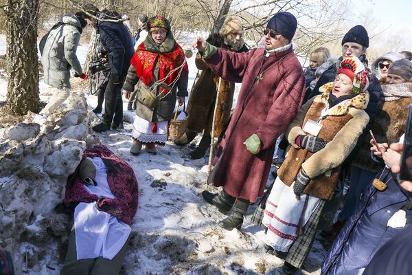 Масленіца ў Строчыцах - Sputnik Беларусь