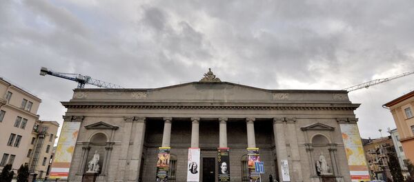 Стройка Музейного квартала возле Национального художественного музея идет уже не один год - Sputnik Беларусь