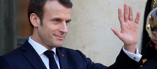 Президент Франции Эммануэль Макрон Президент Франции Эммануэль Макрон - Sputnik Беларусь