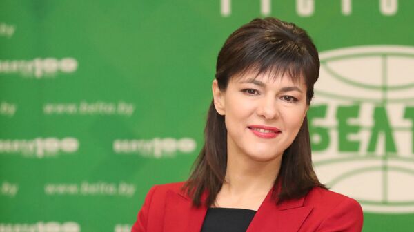Гендиректор информагентства БелТА Ирина Акулович Гендиректор информагентства БелТА Ирина Акулович - Sputnik Беларусь