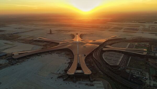 Строящийся международный аэропорт Дасин в Китае - Sputnik Беларусь