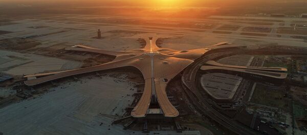 Строящийся международный аэропорт Дасин в Китае - Sputnik Беларусь