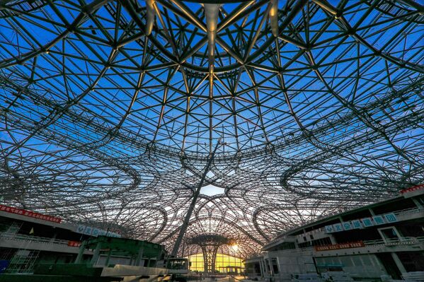 Строящийся международный аэропорт Дасин в Китае - Sputnik Беларусь