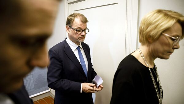 Премьер-министр Финляндии Юха Сипиля - Sputnik Беларусь