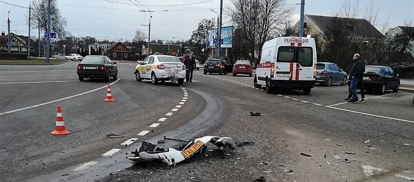 Место ДТП в Гродно Место ДТП в Гродно - Sputnik Беларусь