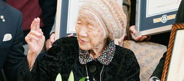 Старейшая жительница планеты – японка Канэ Танака Старейшая жительница планеты – японка Канэ Танака - Sputnik Беларусь