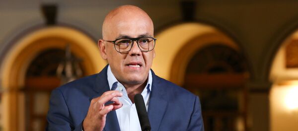 Министр информации Венесуэлы Хорхе Родригес Министр информации Венесуэлы Хорхе Родригес - Sputnik Беларусь