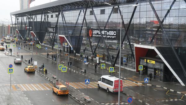 Вид на терминал B международного аэропорта Шереметьево в Москве - Sputnik Беларусь