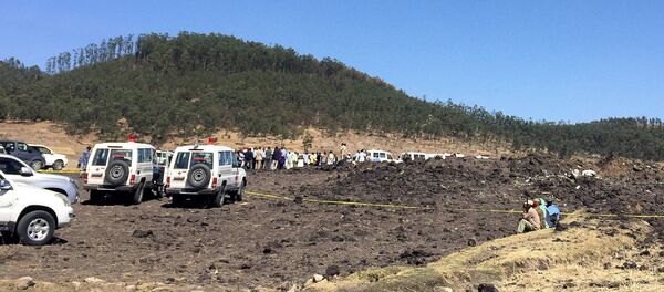 Место крушения самолета в Эфиопии - Sputnik Беларусь