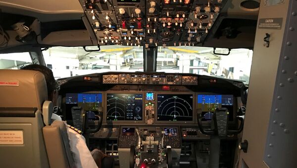 Кабина самолета Boeing 737 MAX 8  - Sputnik Беларусь