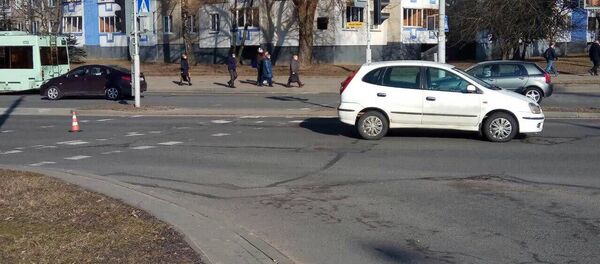 Место аварии в Минске - Sputnik Беларусь