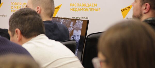 Падчас майстар-класа Уладзіміра Вяткіна на SputnikPro Падчас майстар-класа Уладзіміра Вяткіна на SputnikPro - Sputnik Беларусь