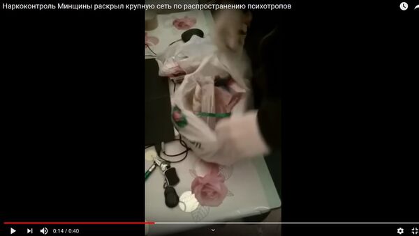 МВД показало, как обыскивали наркокурьера-оптовика в Жодино - Sputnik Беларусь