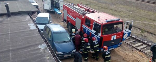 Место ЧП в Барановичах - Sputnik Беларусь