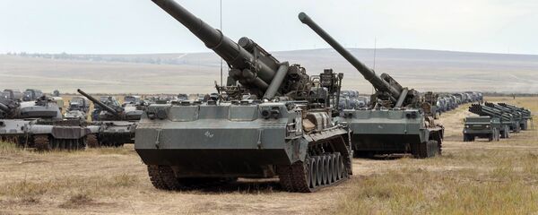 Самоходная атомная пушка САУ 2С7 Пион  - Sputnik Беларусь