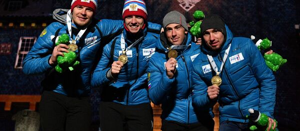 Российские биатлонисты в шведском Эстерсунде - Sputnik Беларусь