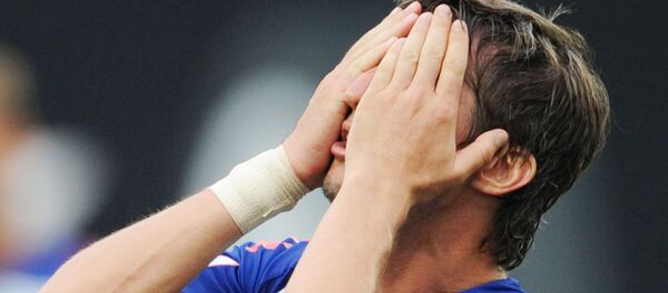 Полузащитник ЦСКА Евгений Алдонин Полузащитник ЦСКА Евгений Алдонин - Sputnik Беларусь