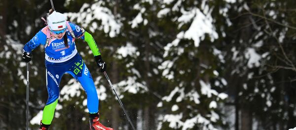 Белорусская биатлонистка Ирина Кривко - Sputnik Беларусь