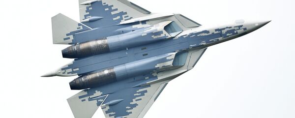 Многофункциональный истребитель Су-57, архивное фото - Sputnik Беларусь
