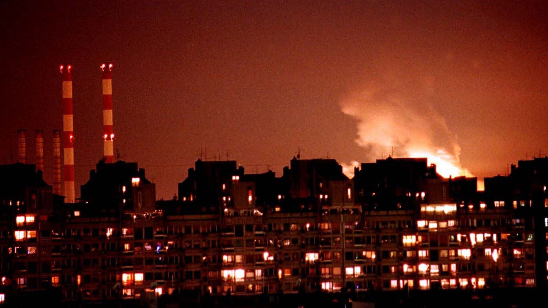 Белград в огне, 24 марта 1999 года - Sputnik Беларусь, 1920, 24.03.2022