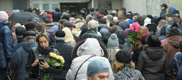 Прощание с певицей Юлией Началовой - Sputnik Беларусь