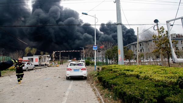 Взрыв на химическом заводе в Китае - Sputnik Беларусь