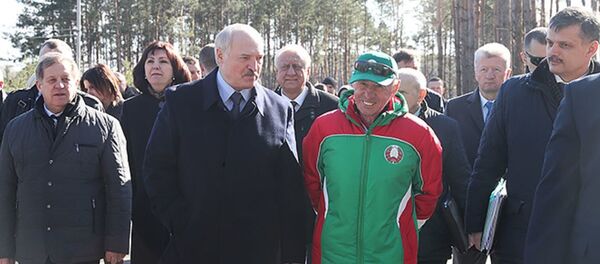 Рабочий визит президента Александра Лукашенко в Барановичи - Sputnik Беларусь