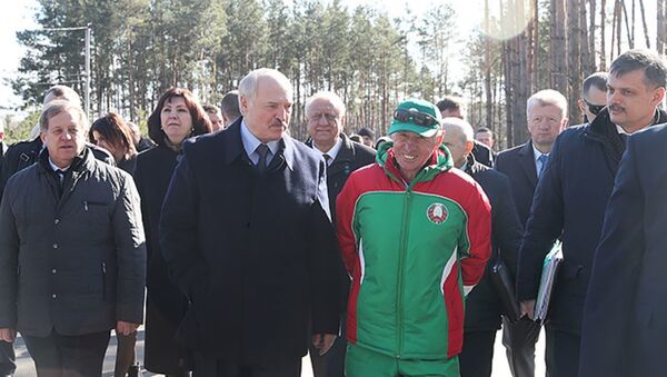 Рабочий визит президента Александра Лукашенко в Барановичи - Sputnik Беларусь