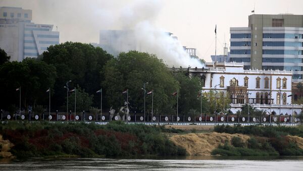 Пожар в президентском дворце в Судане - Sputnik Беларусь