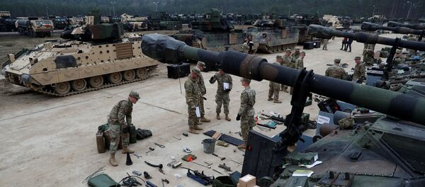 В Польше было увеличено присутствие американских войск, а также вооружения - Sputnik Беларусь