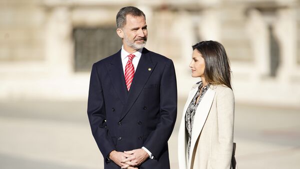Король Испании Филипп VI и королева Летисия - Sputnik Беларусь
