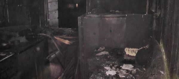 Пожар в светлогорской многоэтажке - Sputnik Беларусь