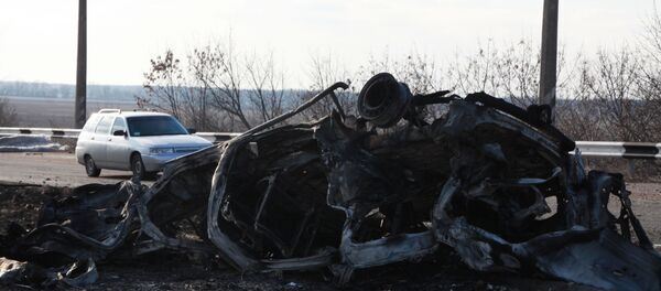 Взрыв в Донбассе - Sputnik Беларусь