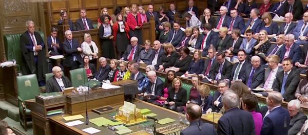  Объявление результатов голосования по альтернативным вариантам Brexit в парламенте в Лондоне - Sputnik Беларусь