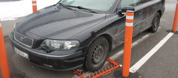 Автомобиль литовцев, в котором нашли кокаин Автомобиль литовцев, в котором нашли кокаин - Sputnik Беларусь