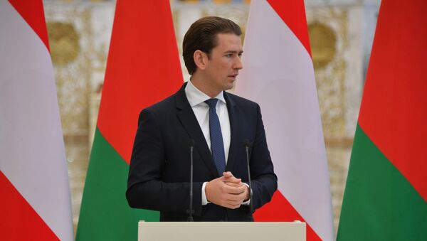 Федеральный канцлер Австрийской Республики Себастьян Курц - Sputnik Беларусь