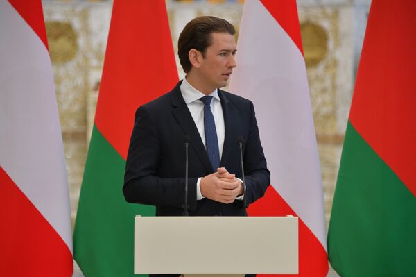 Политика и экономика: что обсудили Лукашенко и Курц в Минске Политика и экономика: что обсудили Лукашенко и Курц в Минске - Sputnik Беларусь