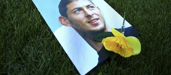 Программа игры с изображением Эмилиано Салы на обложке - Sputnik Беларусь