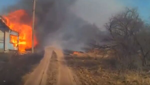 Два дома и сарай сгорели в Шумилинском районе из-за выжигания травы  - Sputnik Беларусь