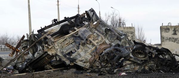 Взрыв в Донбассе - Sputnik Беларусь