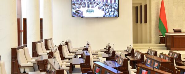 Овальный зал после ремонта - Sputnik Беларусь