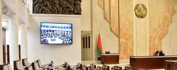 Авальная зала пасля рамонту Авальная зала пасля рамонту - Sputnik Беларусь