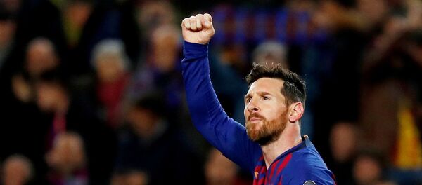 Аргентинский футболист Барселоны Лионель Месси - Sputnik Беларусь