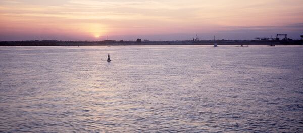 Закат солнца на реке Волге - Sputnik Беларусь