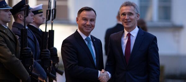 Анджей Дуда и Йенс Столтенберг - Sputnik Беларусь