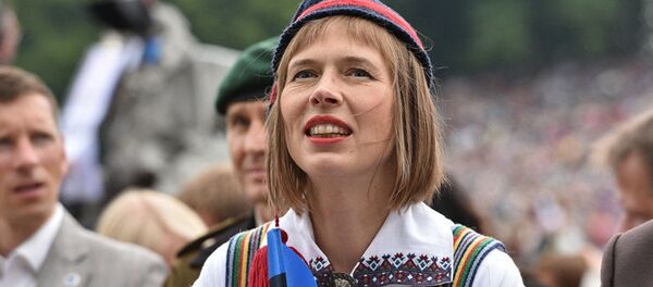 Президент Эстонии Керсти Кальюлайд - Sputnik Беларусь