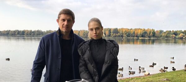 Виталий Самсоненко с супругой - Sputnik Беларусь