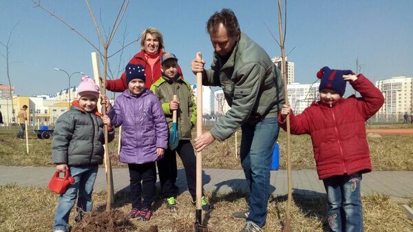 Первый весенний субботник в Могилеве - Sputnik Беларусь